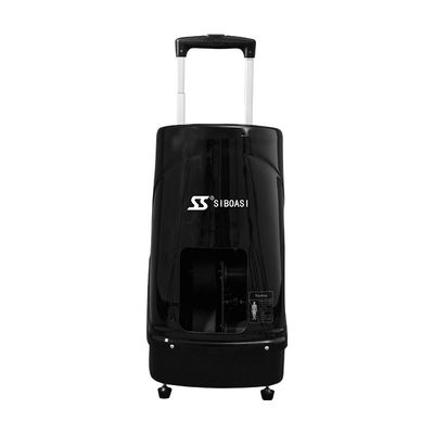 kwaliteit  Black Squash Ball Machine With Remote Control For Daily Training fabriek