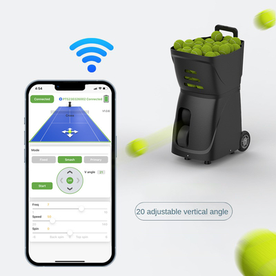 2025 Nieuwe professionele tennis- en padelbalmachine Outdoor APP Control Padel tennisbal Launch training schietmachine
