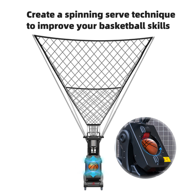SIBOASI K3 Multiple Angle Trainer Smart APP &amp; Remote Control Automatische Basketball Shooting Werpmachine Professionele opleiding