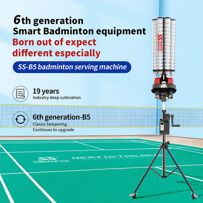 Multifunctionele SIBOASI B5 Badminton Shuttlecock Feeder Machine Smart Badminton schietmachine voor de training
