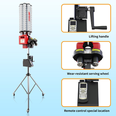 Multifunctionele SIBOASI B5 Badminton Shuttlecock Feeder Machine Smart Badminton schietmachine voor de training
