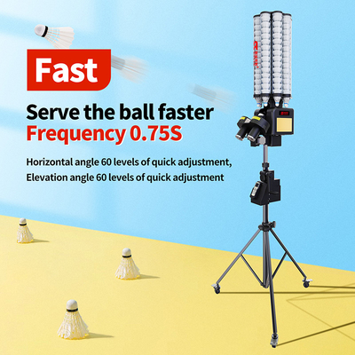 SIBOASI B7 Badminton Shuttlecock Feeder Machine Smart Badminton schietmachine voor de training