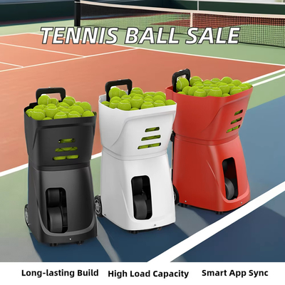 2025 Nieuwe professionele tennis- en padelbalmachine Outdoor APP Control Padel tennisbal Launch training schietmachine
