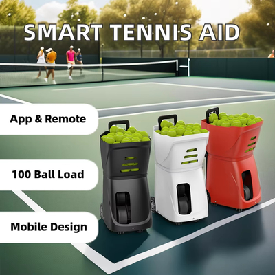 2025 Hot Professional Tennis en Padel Ball Machine Outdoor APP Control Padel Tennis Ball Launch Training Shooting Machine