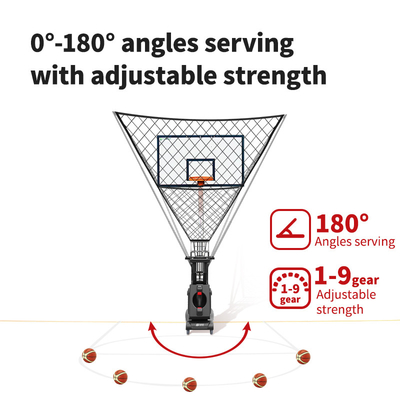 2025 SIBOASI K2 Multiple Angle Trainer Smart APP &amp; Remote Control Automatisch Basketbal Schieten Gooien Machine Professionele opleiding