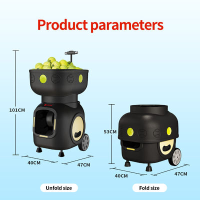 SIBOASI T5 APP Control Mini Shooting Tennis Machine Ball voor training