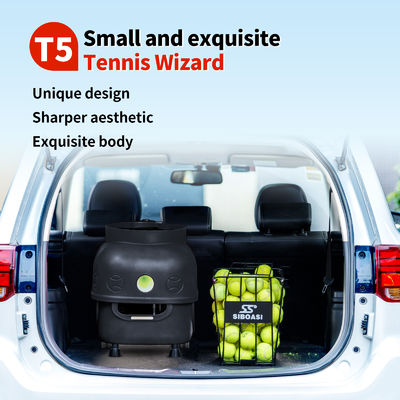 SIBOASI T5 APP Control Mini Shooting Tennis Machine Ball voor training