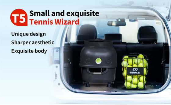 SIBOASI T5 APP Control Mini Shooting Tennis Machine Ball voor training