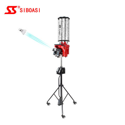 Slim Shuttlebadminton die Machine met Interne Batterij voor het Voeden Opleiding schieten