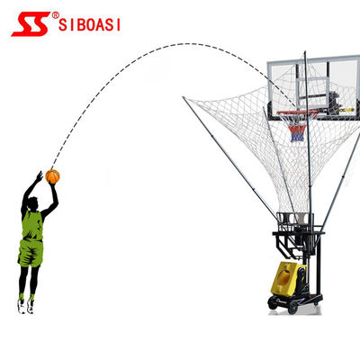 Geel Kleuren Automatisch Basketbal die Machine met Afstandsbediening voor Persoonlijke Opleiding schieten