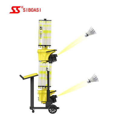 SIBOASI shuttle die boete die van Stepless van het Machine de Dienende Badminton schieten - stemmen