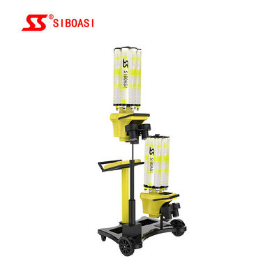 SIBOASI shuttle die boete die van Stepless van het Machine de Dienende Badminton schieten - stemmen