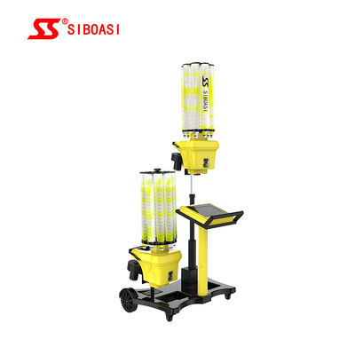 S8025 de Trainer van de Badmintonrobot, de Voeder van de Badmintonpendel met Dubbel Hoofd