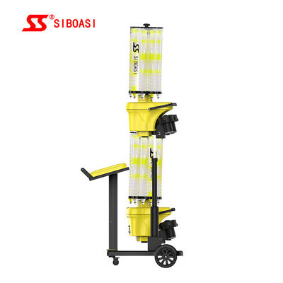 S8025 de Trainer van de Badmintonrobot, de Voeder van de Badmintonpendel met Dubbel Hoofd