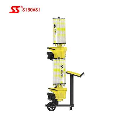 S8025 de Trainer van de Badmintonrobot, de Voeder van de Badmintonpendel met Dubbel Hoofd