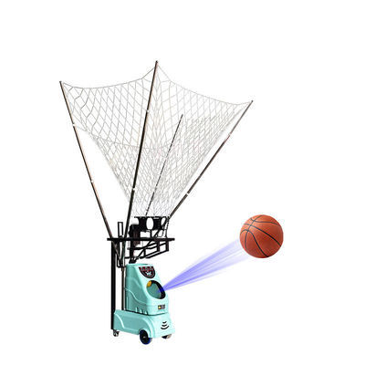 Universele die Basketbalterugkeer het Werpen Machine met Afstandsbediening &amp; Snelheid Club wordt aangepast