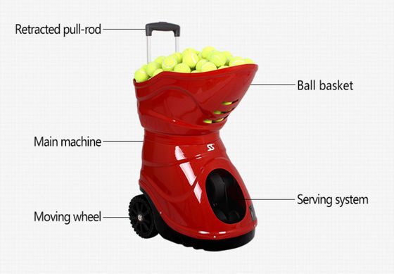 Het draagbare Tennisbal het Werpen Niveau AC 240V van de Machinebeginner