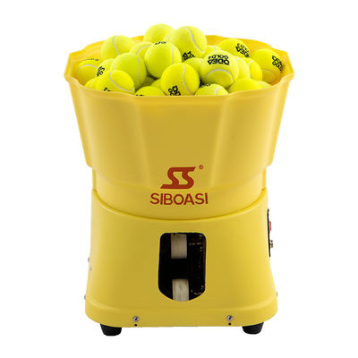 80W gele Tennis het Voeden Machine, Regelbaar Mini Tennis Ball Server Speed