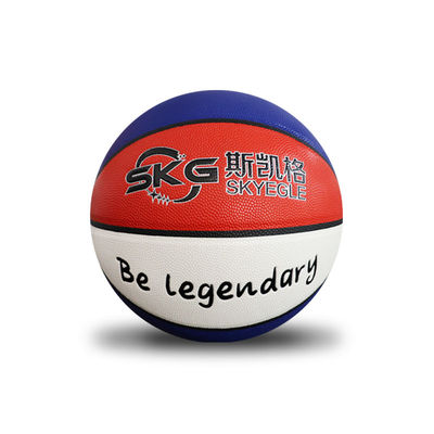 OEM Holografische Weerspiegelende Pu Leergrootte 7 Basketbalbal