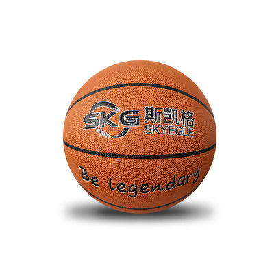 Holografische Weerspiegelende het Leergrootte 7 van de Misstapgreep Pu Basketbal