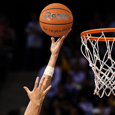 Aangepaste van het het Leerbasketbal van Logo Hygroscopic Pu Grootte 6 7 voor Opleiding