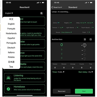 Multifunctioneel APP WiFi de Reactie van de Controlegeschiktheid Opleidingslicht