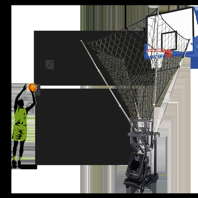 Snelheids Regelbaar Basketbal die Machine voor Professionele Concurrentie schieten