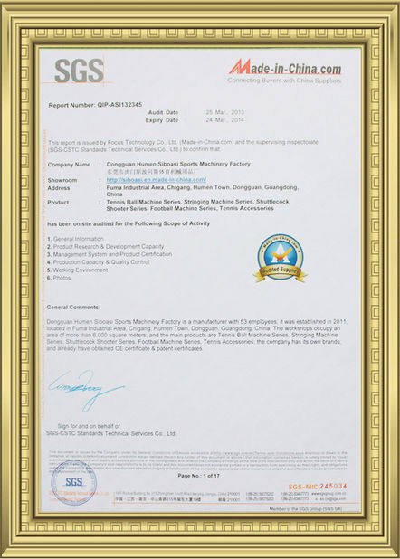 China Dongguan Skyegle Intelligent Technology Co.,Ltd. certificaten